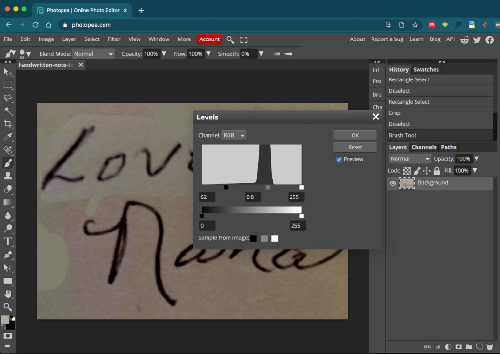 How to digitize handwriting for machine embroidery