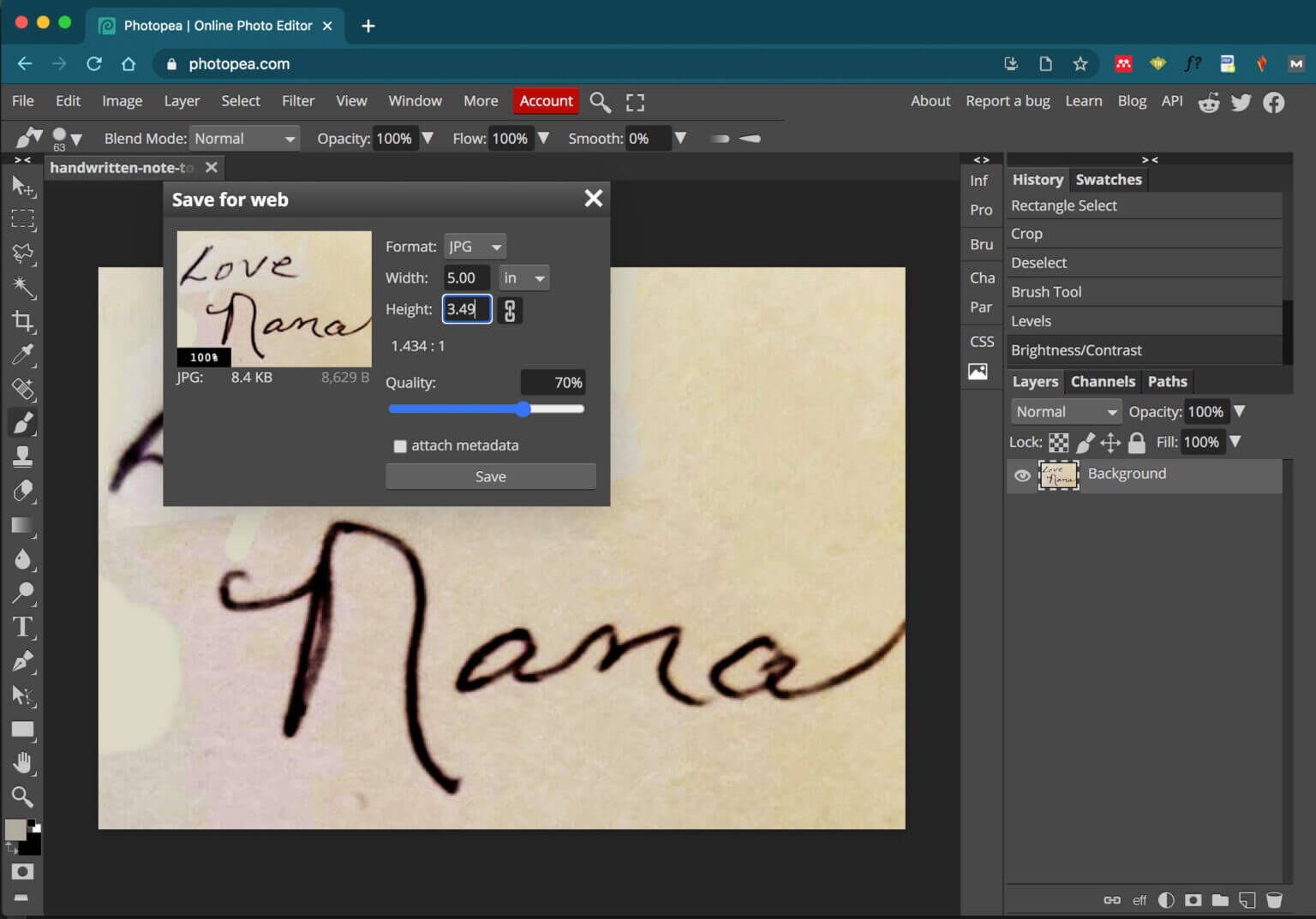 How to digitize handwriting for machine embroidery