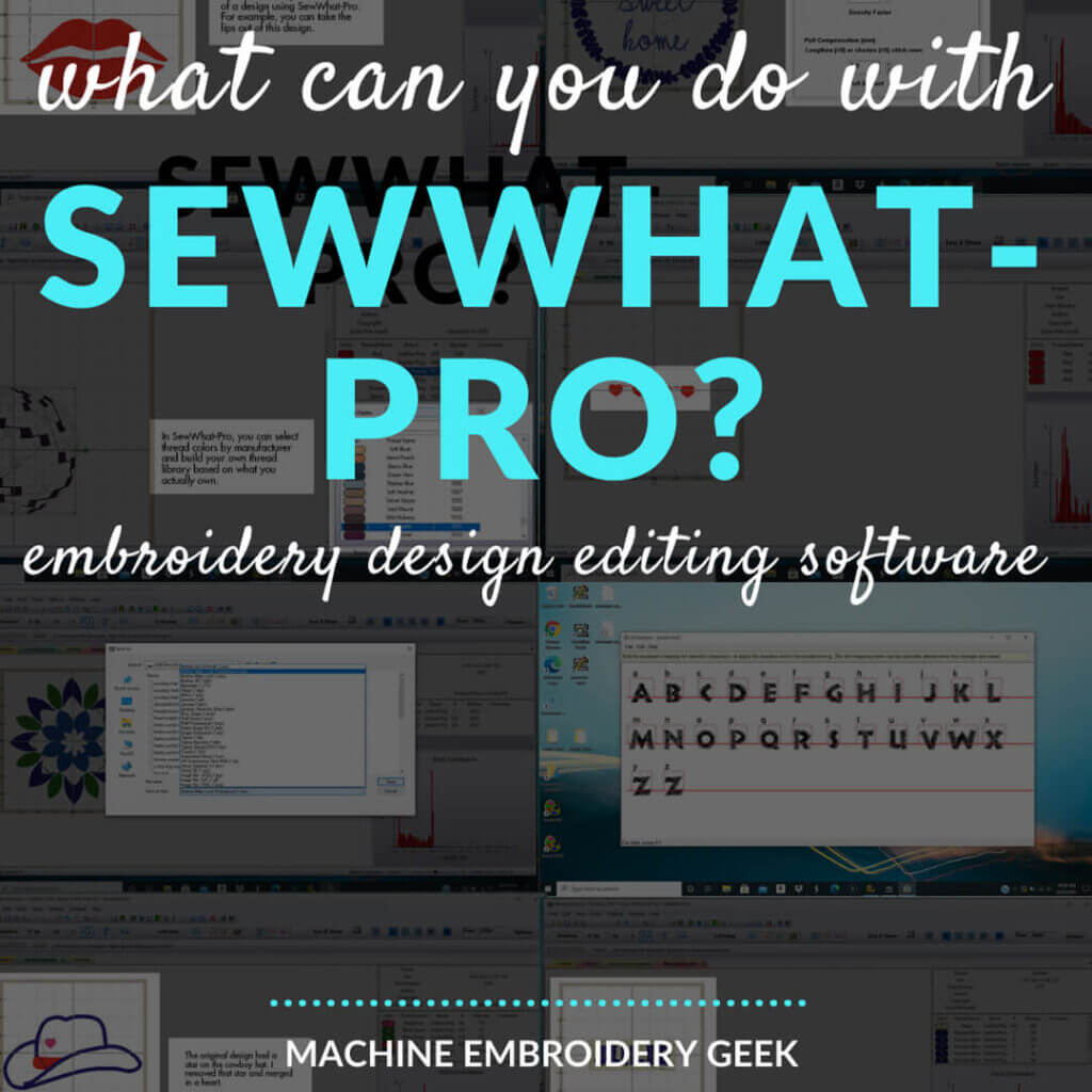 How to use SewWhat-Pro