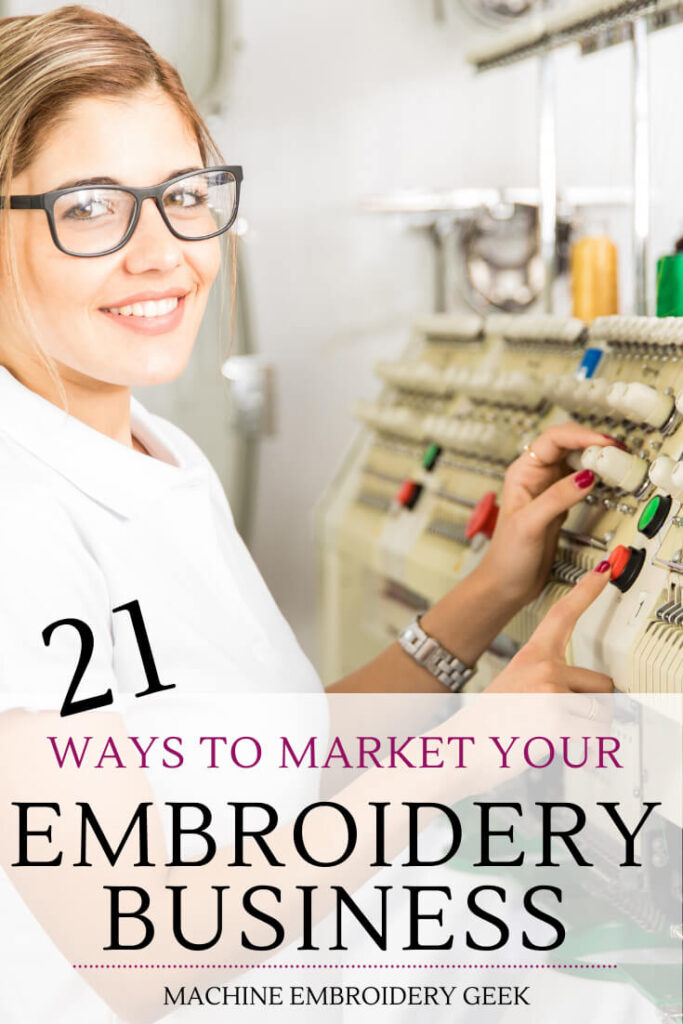 how to market your embroidery business