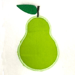Pear appliqué design