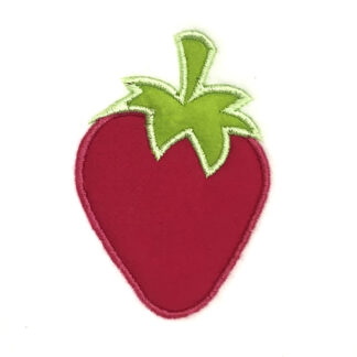 strawberry appliqué design