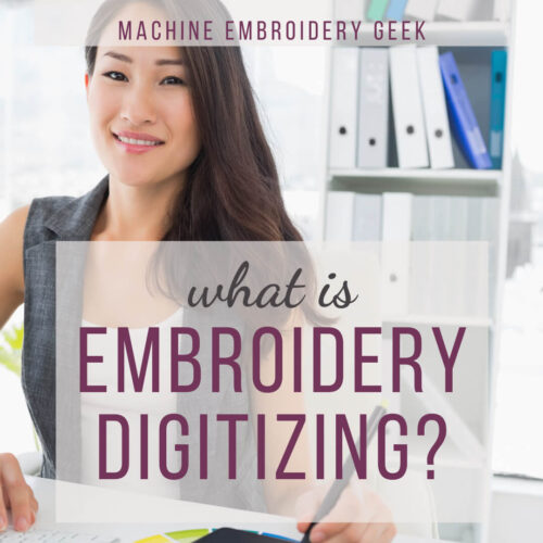 what is embroidery digitizing?
