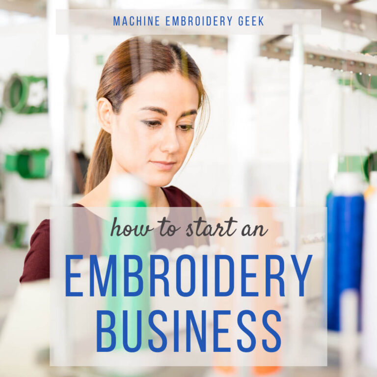 How to start a home embroidery business Machine Embroidery Geek