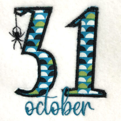 31st of October Appliqué design