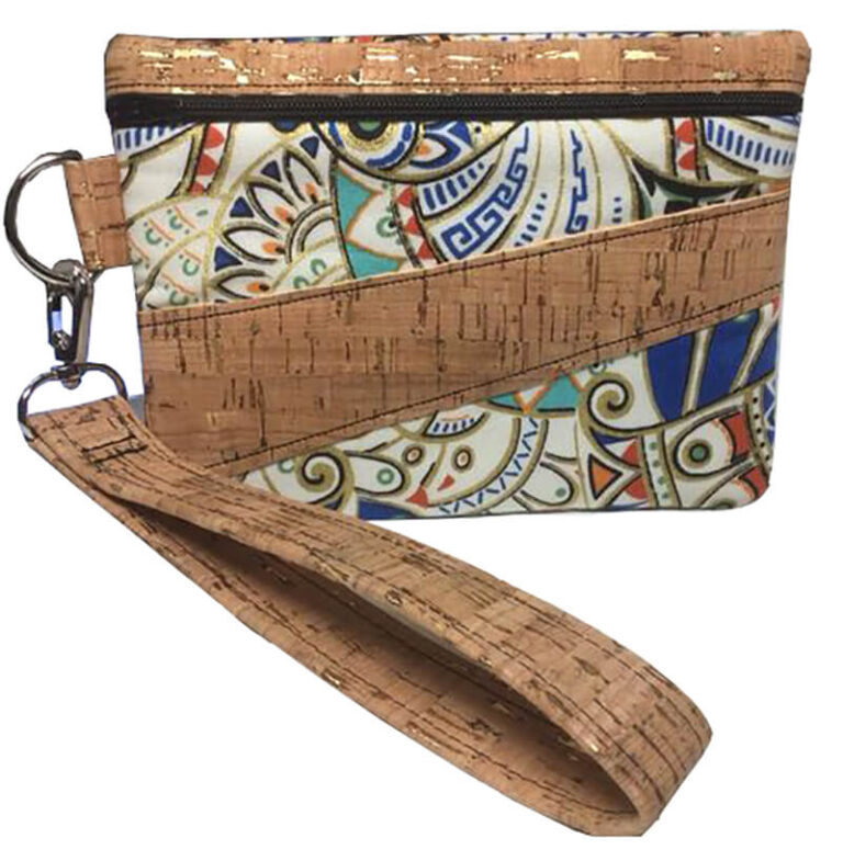 Machine embroidery on cork fabric Machine Embroidery Geek