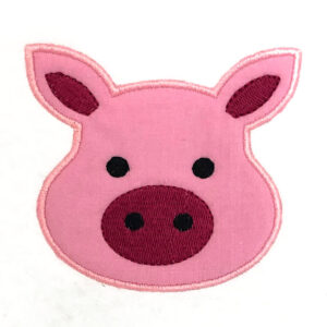 Pig face appliqué
