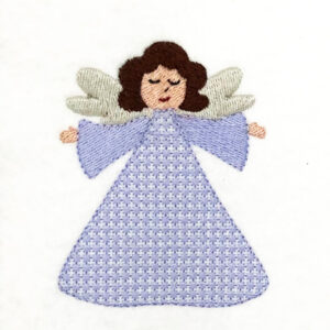 Sweet Christmas angel embroidery design