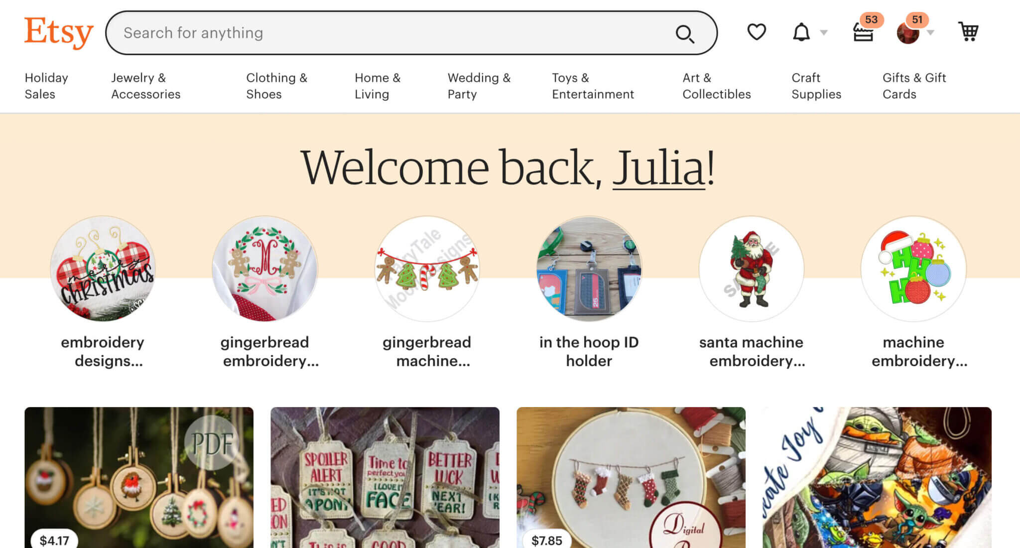 Selling embroidered items on Etsy Machine Embroidery Geek