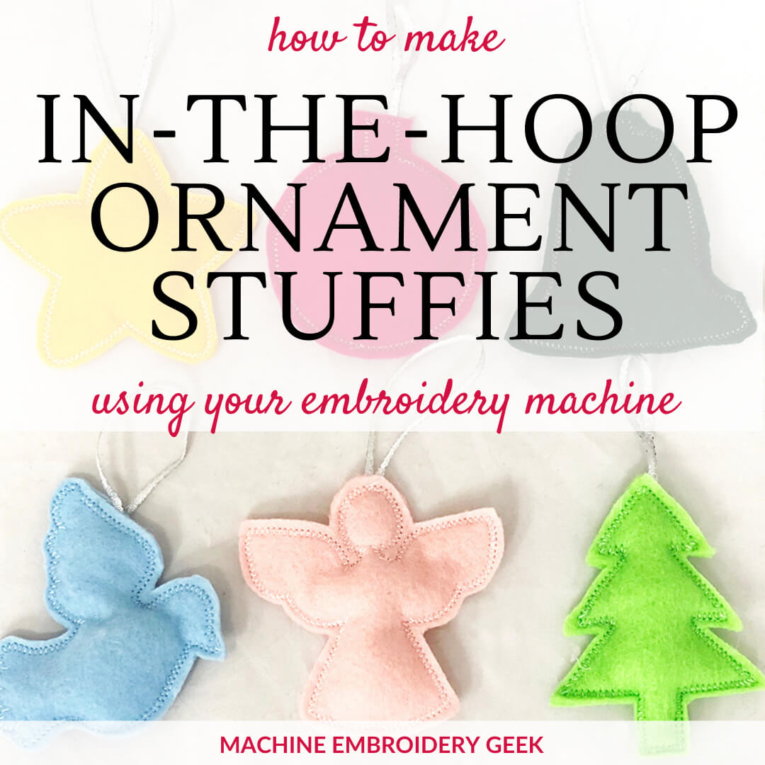 How to make in-the-hoop stuffies