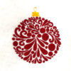 fancy Christmas ornament embroidery design