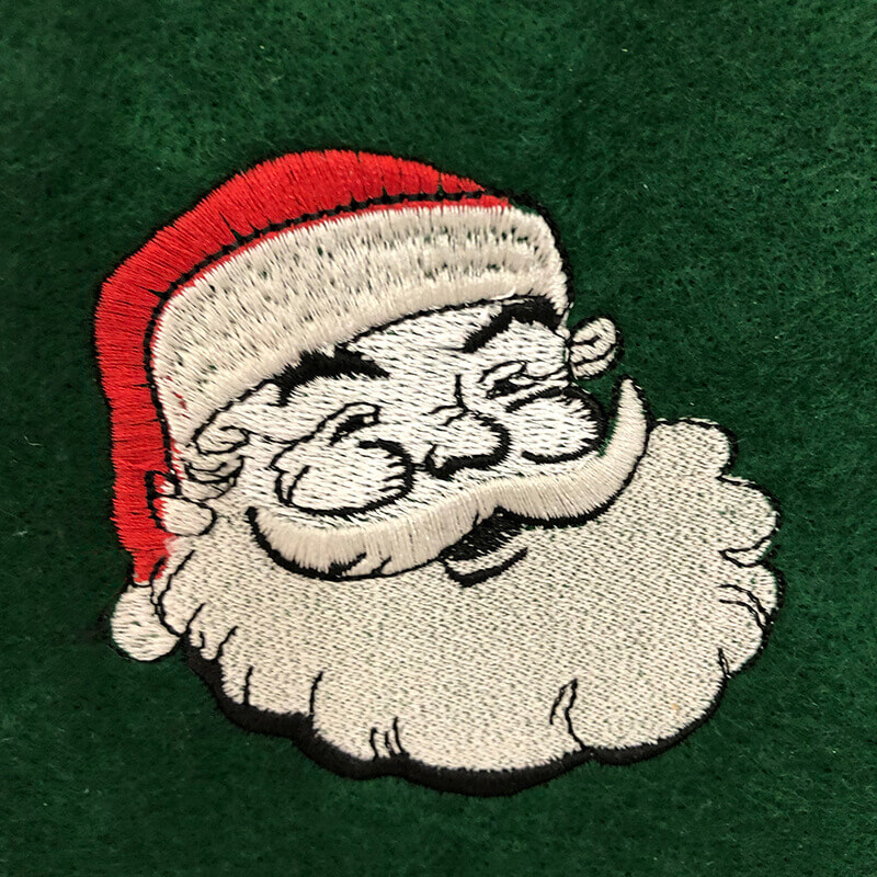 free Santa machine embroidery design