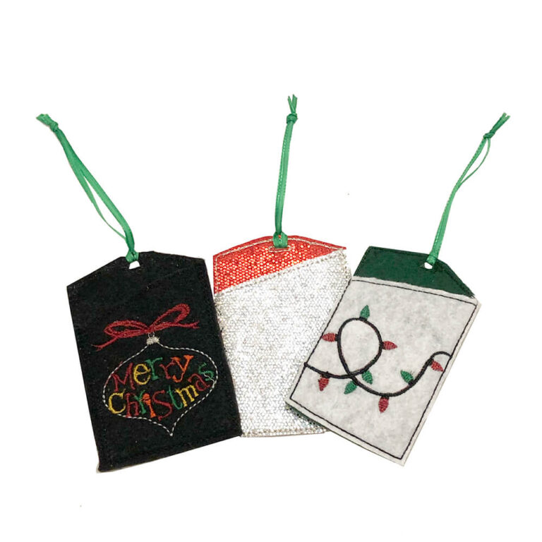 Inthehoop gift card holders Machine Embroidery Geek