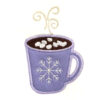 hot cocoa appliqué design