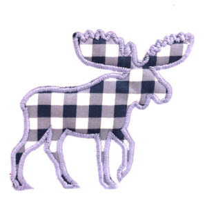 Moose appliqué design