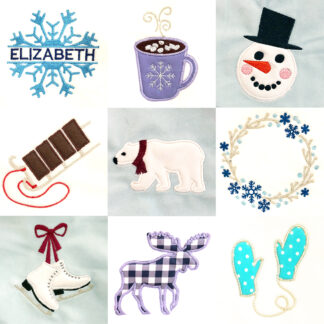 winter classics - embroidery and appliqué designs