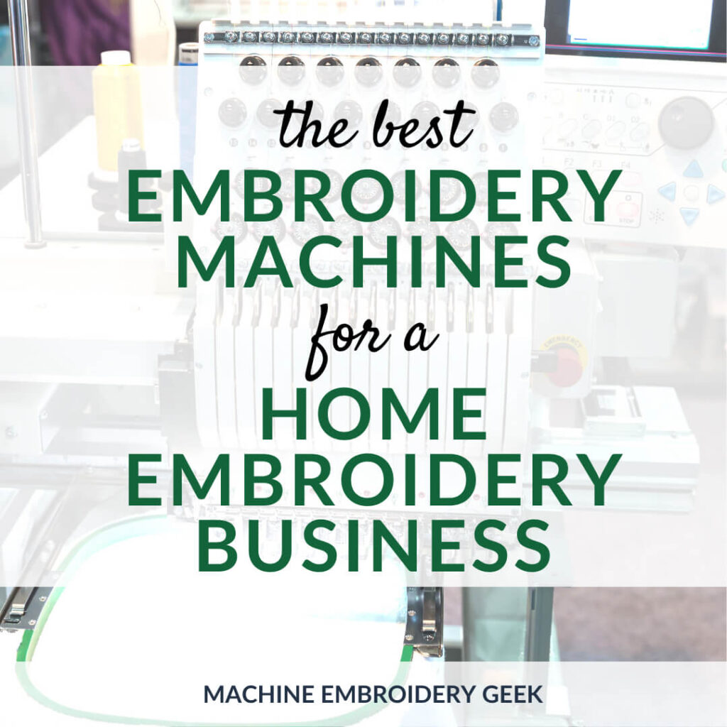 Best embroidery machines for a home business