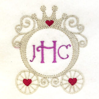 carriage embroidery design
