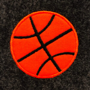 Basketball appliqué design