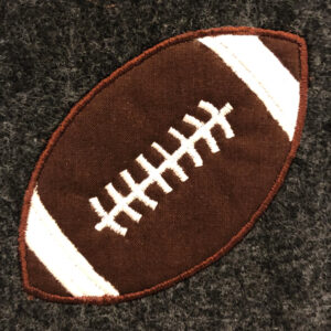 Football appliqué design
