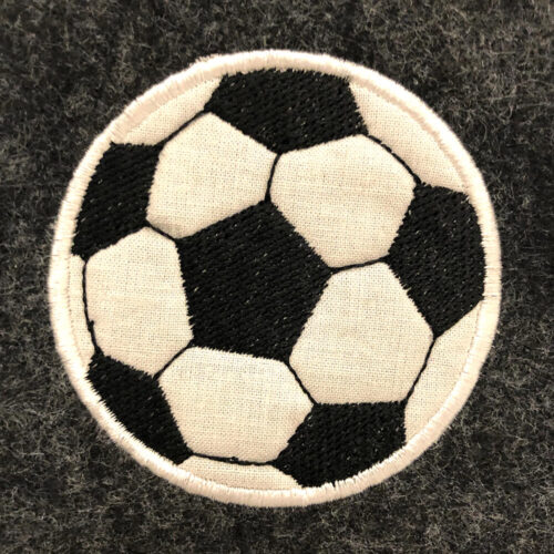 Soccer ball appliqué design Machine Embroidery Geek