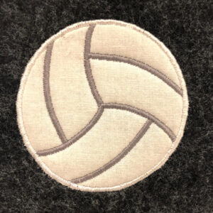 Volleyball appliqué design