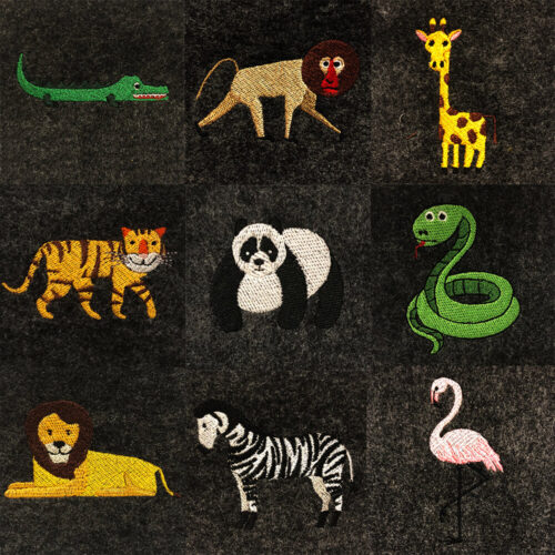 zoo animal embroidery designs