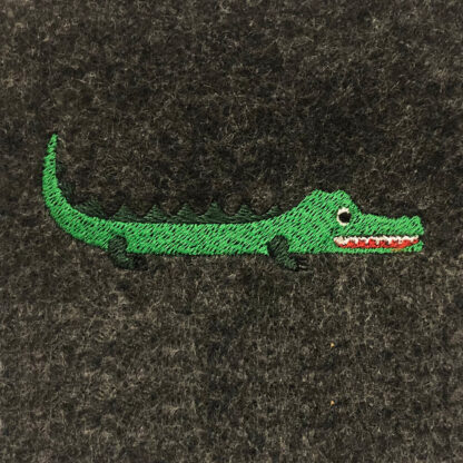 alligator embroidery design