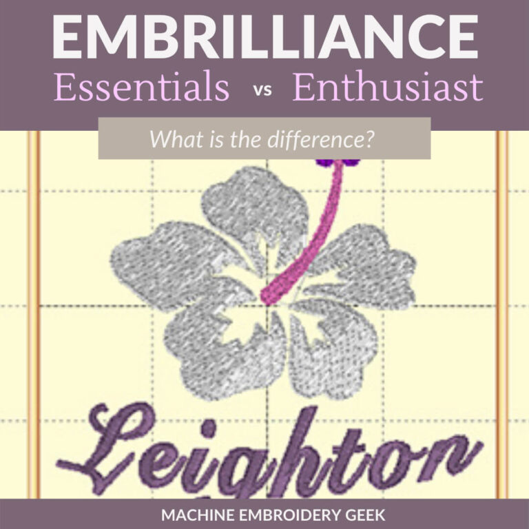 Embrilliance Essentials vs Enthusiast what is the difference?