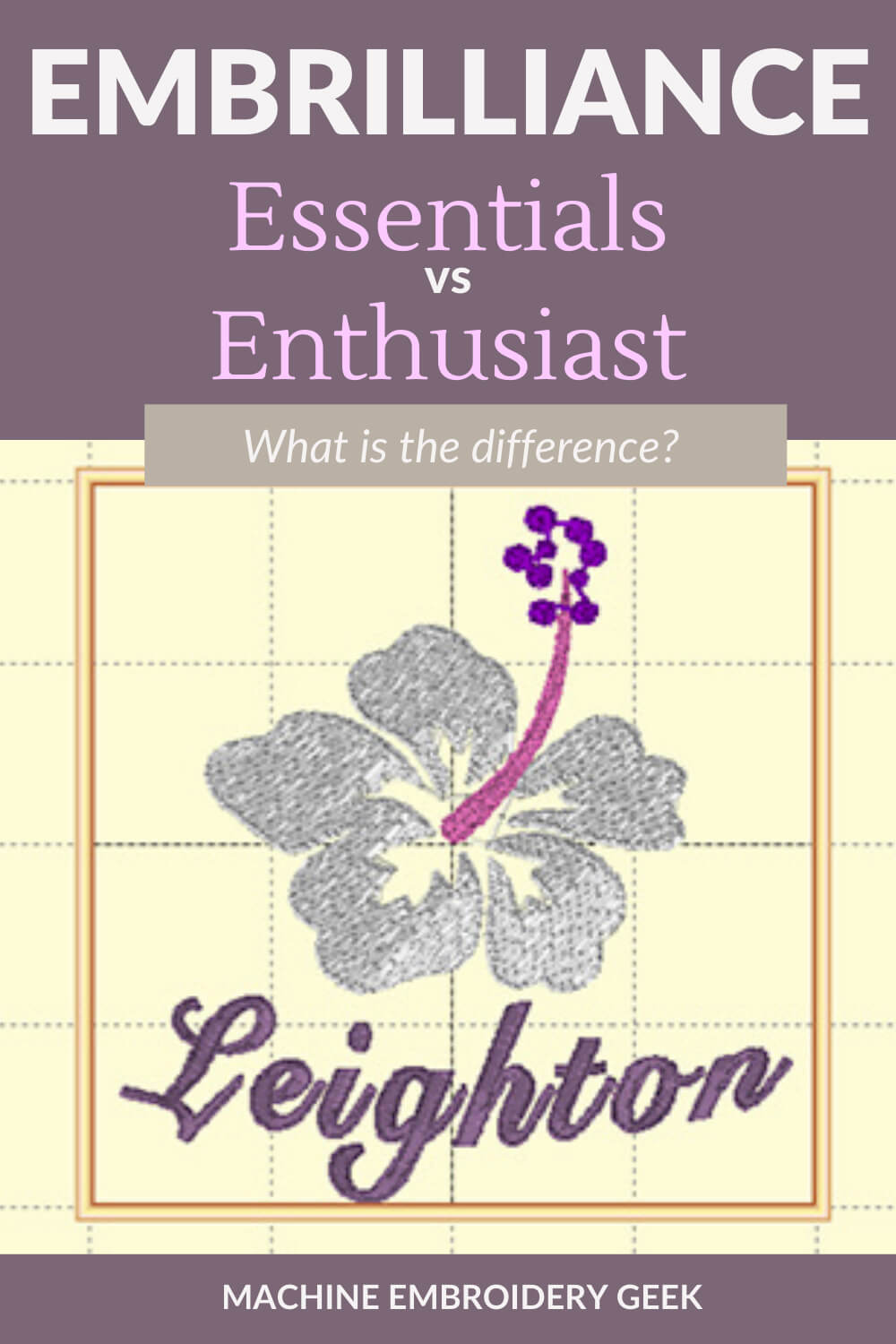 Embrilliance Essentials vs Enthusiast what is the difference?