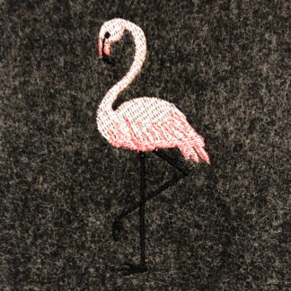 flamingo embroidery design