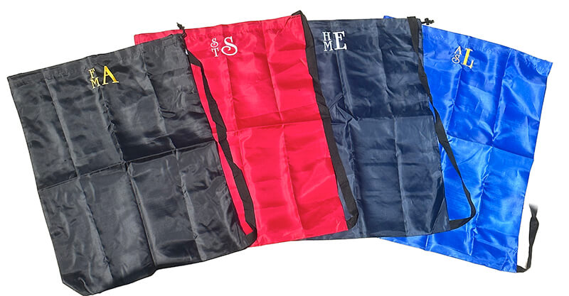 monogrammed laundry bags