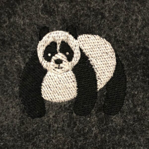 Panda embroidery design