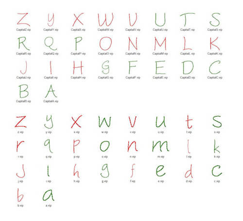 small free alphabet
