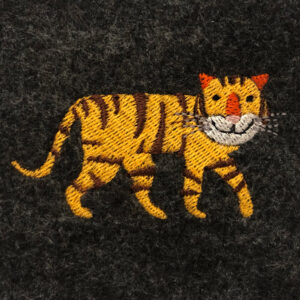 Tiger embroidery design