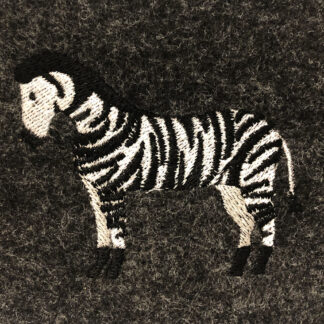 zebra embroidery design