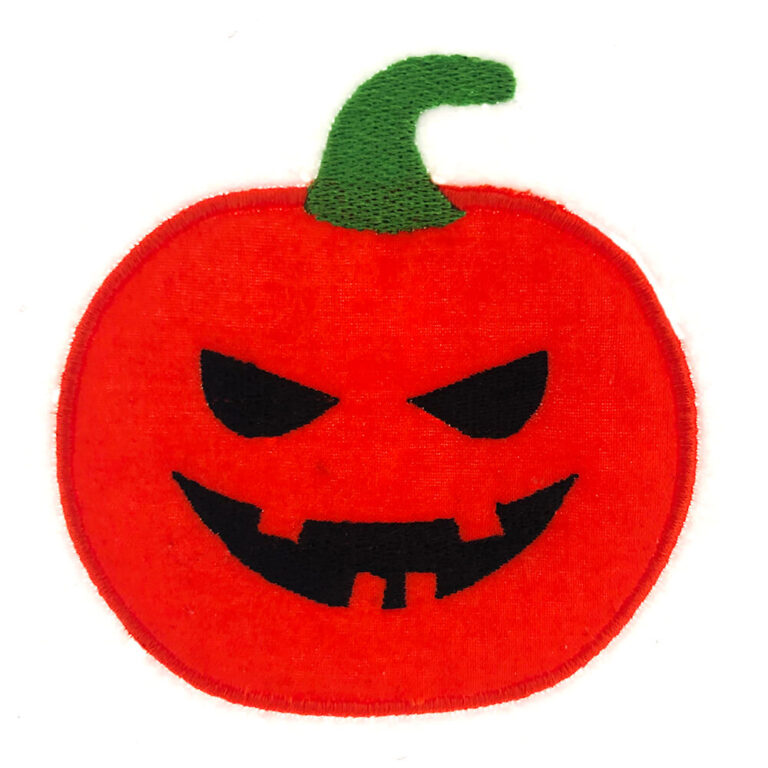 Jackolantern appliqué design Machine Embroidery Geek