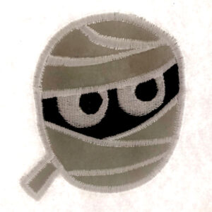 Mummy head appliqué