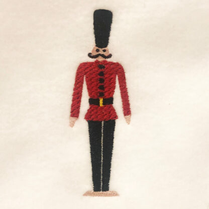Christmas toy soldier embroidery design