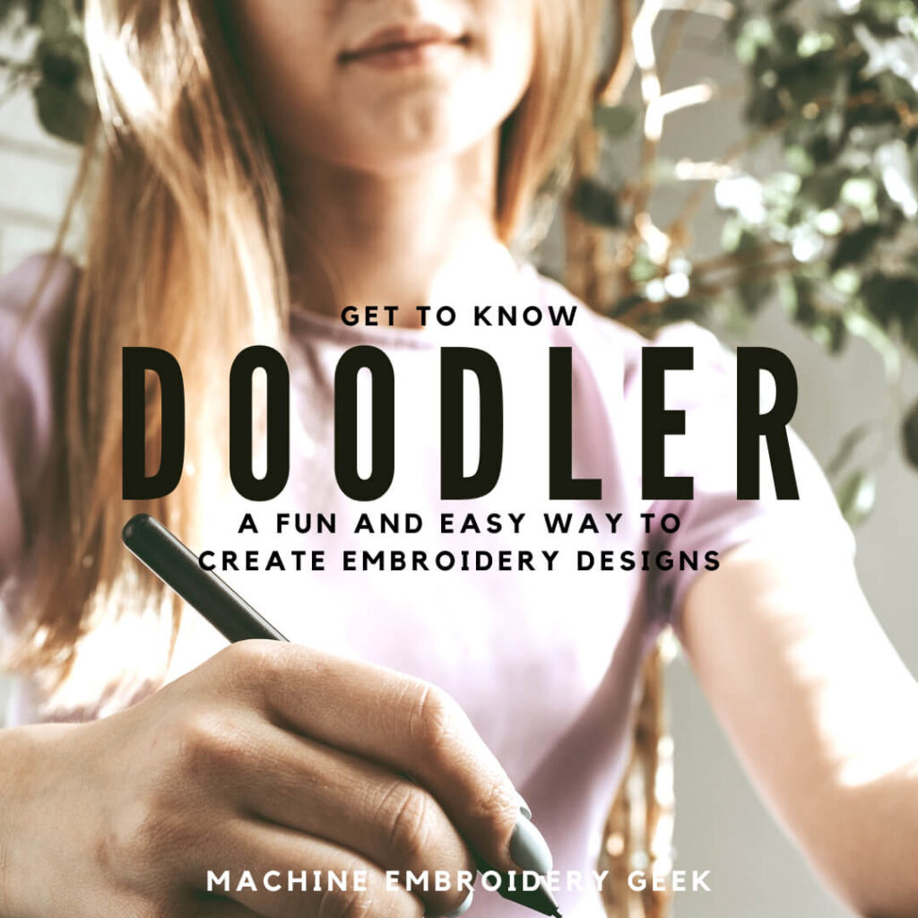 Doodler - easy embroidery design creation for the non-digitizer