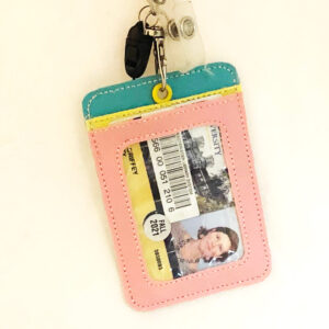In-the-hoop ID badge holder with pocket