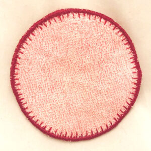 In-the-hoop makeup remover pads