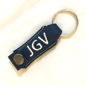 In-the-hoop USB stick holder keychain