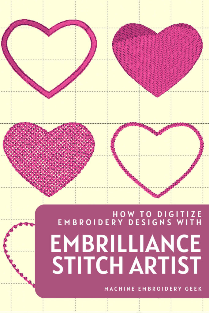 How to digitize embroidery designs with Embrilliance Stitch Artist