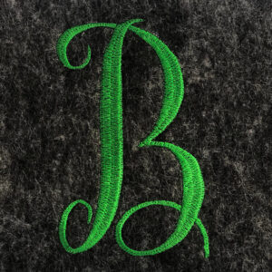 College girl monogram machine embroidery font
