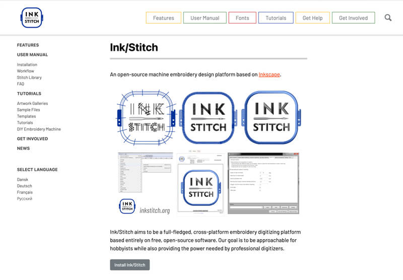 Ink/Stitch - a free module for Inkscape that allows you to create embroidery files from SVGs 