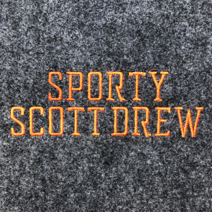 Sporty Scott Drew font - BX format + individual letter files
