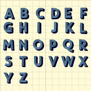 A New Dimension Font