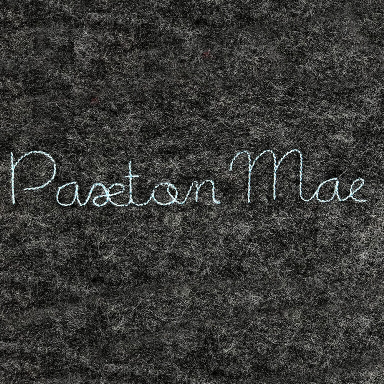 Mae Name Script Paxton Mae Script Font