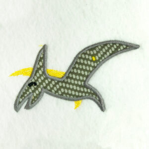 Pterodactyl appliqué design
